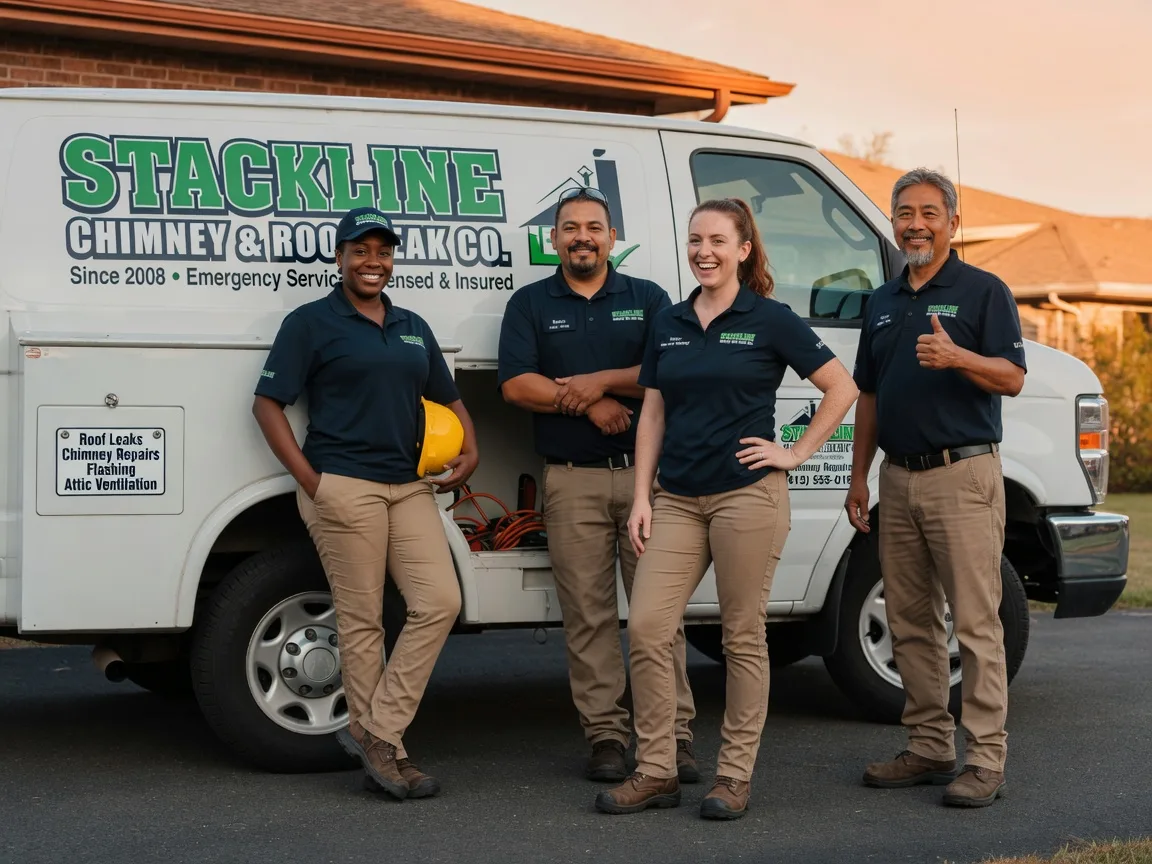 Chimney flashing repair company in Wylie, TX